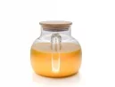Teekanne mit  Bambus-Deckel 1000 ml