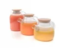 Teekanne mit  Bambus-Deckel 1000 ml