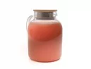 Teekanne mit  Bambus-Deckel 1400 ml