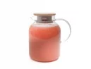 Teekanne mit  Bambus-Deckel 1400 ml