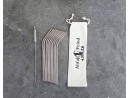 Trinkhalme aus Edelstahl 10er Set