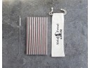 Set of 10 stainless steel drinking straws