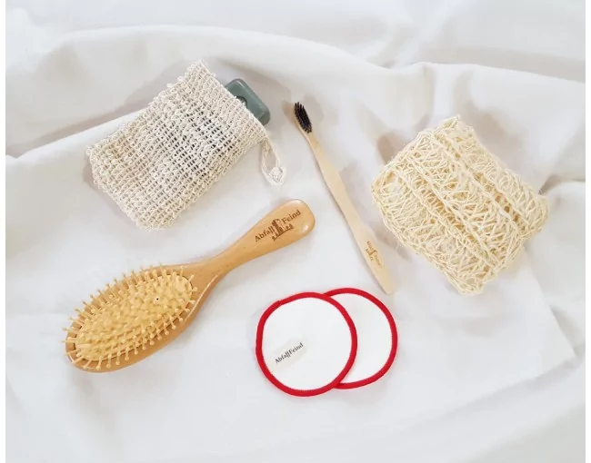Seifenbeutel aus Sisal zum Duschen 4er Set