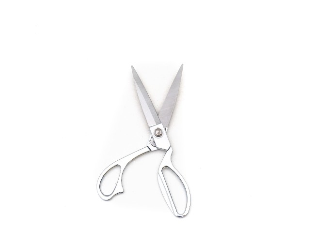 Ciseaux de tailleur en acier inoxydable et aluminium 3 doigts 23cm