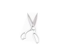 Tailor's scissors stainless steel and aluminum 3 fingers 23cm