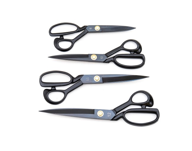 Tailor's scissors made of carbon steel 3 fingers 31cm