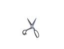 Tailor's scissors made of carbon steel 3 fingers 23cm