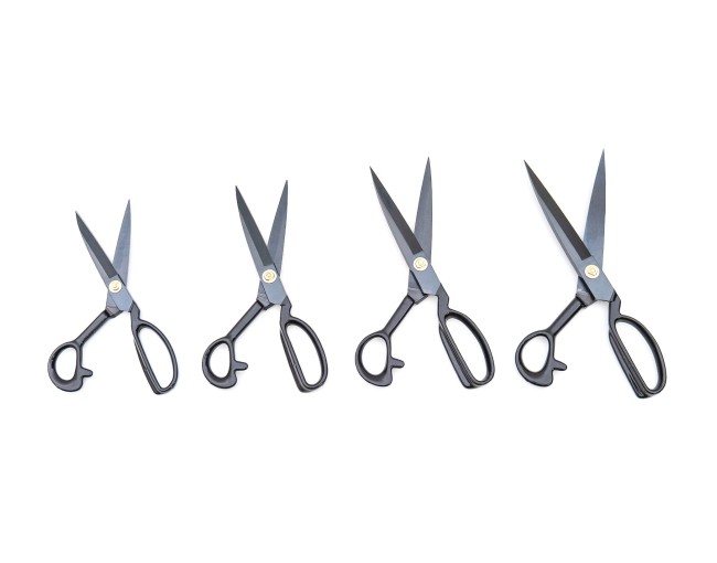 Ciseaux de tailleur en acier au carbone 3 doigts 31cm