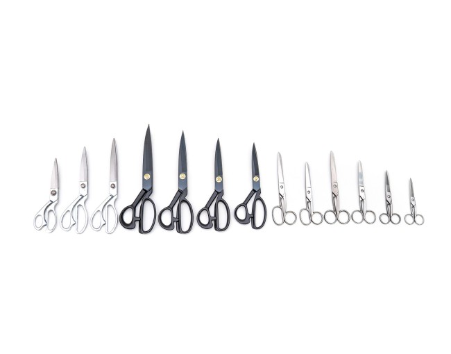 Ciseaux de tailleur en acier au carbone 3 doigts 29cm