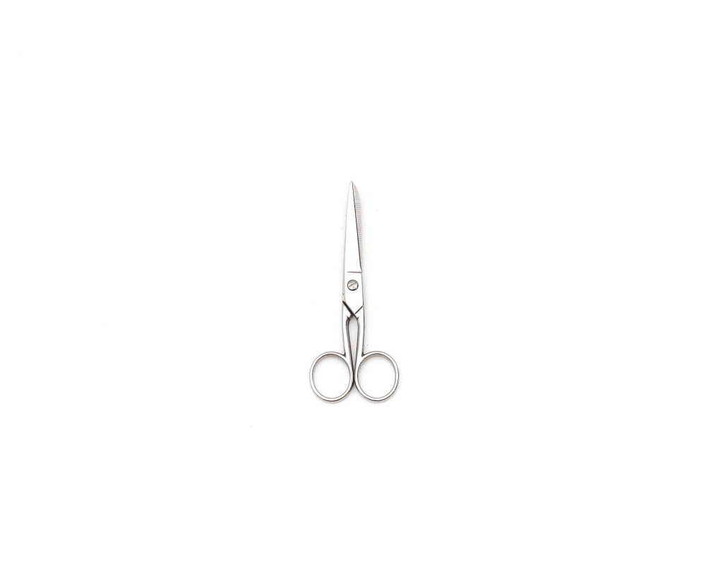 Stainless steel scissors 2 fingers 12cm