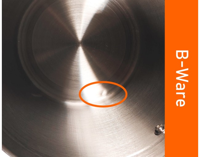 Compostiera di seconda scelta da 5 litri in acciaio inox con filtro