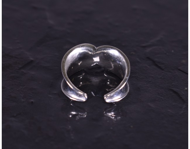 Kunstvoll durchwobener Silberring