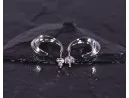 Anschmiegsame Silberohrstecker