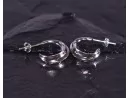 Anschmiegsame Silberohrstecker