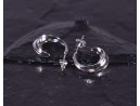 Anschmiegsame Silberohrstecker