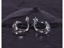 Anschmiegsame Silberohrstecker