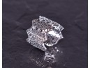 Detailreicher Vintage Silberringgnet