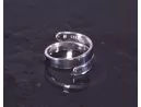 Edler offener Silberring