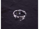 Elegant gewundener Silberring