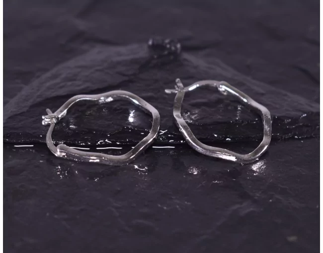 Elegante Silberohrstecker