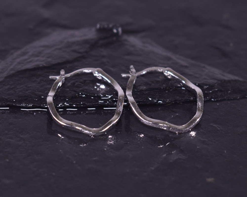 Elegante Silberohrstecker