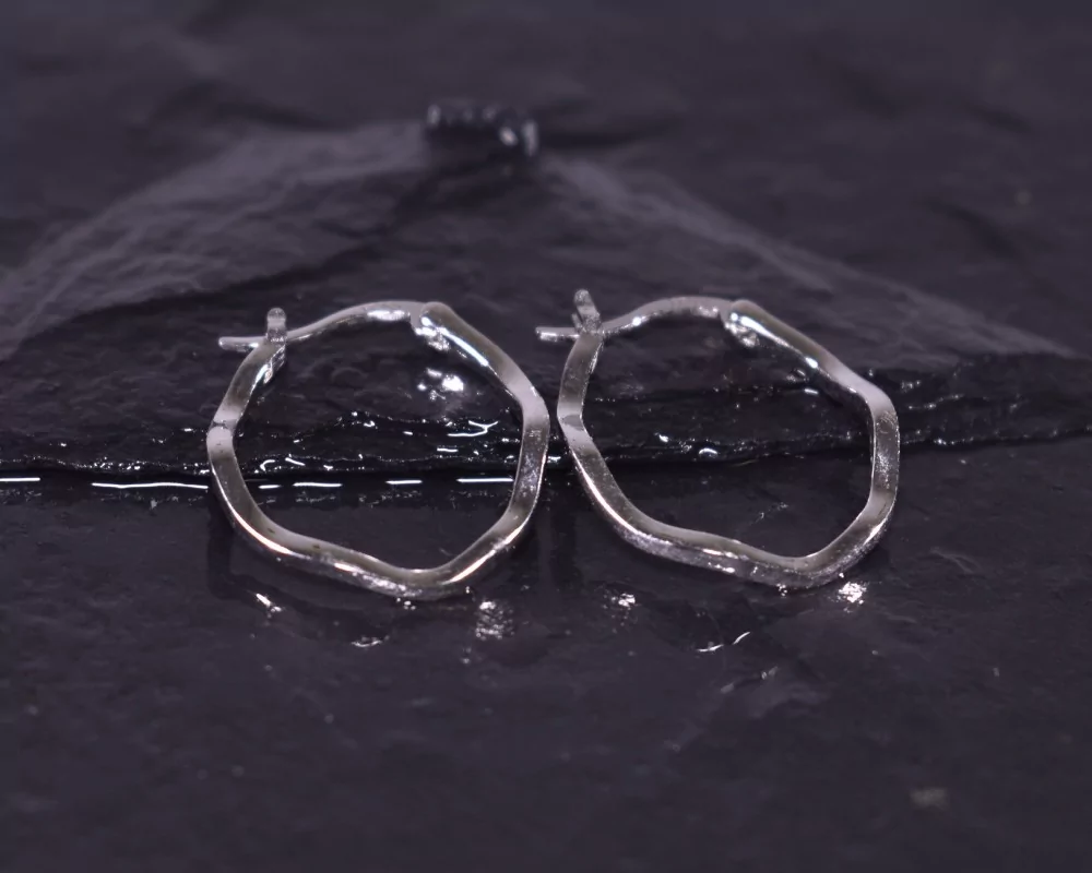 Elegante Silberohrstecker