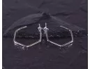 Geometrische Silberohrringe