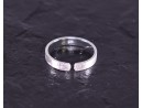 Eleganter Silberring mit matter Oberfläche