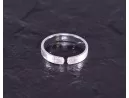 Eleganter Silberring mit matter Oberfläche