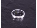 Eleganter Silberring mit matter Oberfläche