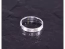 Eleganter Silberring mit matter Oberfläche