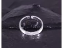 Eleganter Silberring mit matter Oberfläche