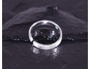 Eleganter Silberring mit matter Oberfläche