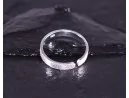 Eleganter Silberring mit matter Oberfläche