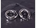Massive Silberohrringe mit Clipverschluss