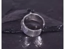 Moderner Silberring mit Silberschnalle