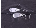 Silberohrhänger mit Katzenauge Opal