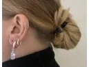 Silberohrhänger mit Katzenauge Opal