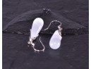 Silberohrhänger mit Katzenauge Opal