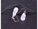 Silberohrhänger mit Katzenauge Opal