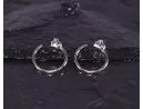 Silberohrring mit Zirkonstein