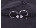 Silberohrring mit Zirkonstein