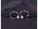 Silberohrring mit Zirkonstein