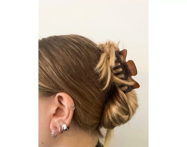 Silberohrringe mit Kettenmotiv