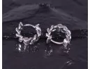 Silberohrringe mit robustem Kettenmotiv