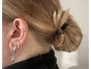 Silberohrringe mit Tropfen