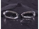 Silberohrstecker mit dynamischer Form