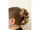 Silberohrstecker mit geometrischer Sternform