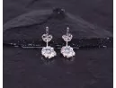 Silberohrstecker mit ovalem Opal