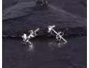 Silberohrstecker mit Seestern Motiv
